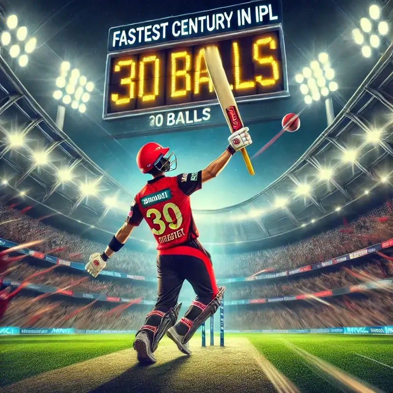 Fastest Century in IPL