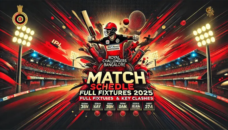 RCB Match Schedule 2025