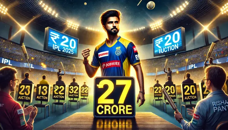 Rishabh Pant IPL 2025 Price