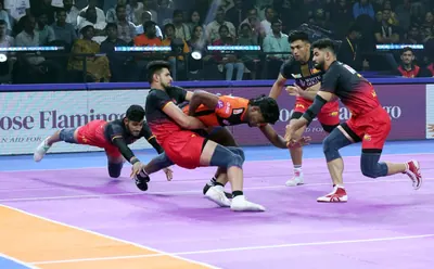 U Mumba’s Ajit Chouhan & their Great Wall of Defence script dominating win over Bengaluru Bulls